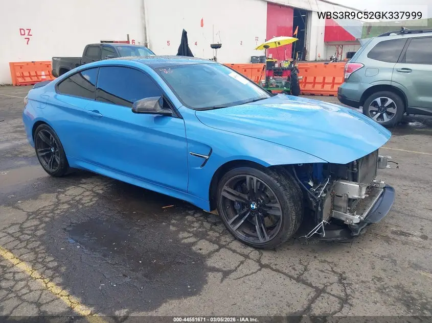 2016 BMW M4 VIN: WBS3R9C52GK337999 Lot: 44551671