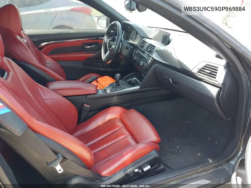 2016 BMW M4 VIN: WBS3U9C59GP969884 Lot: 45175358