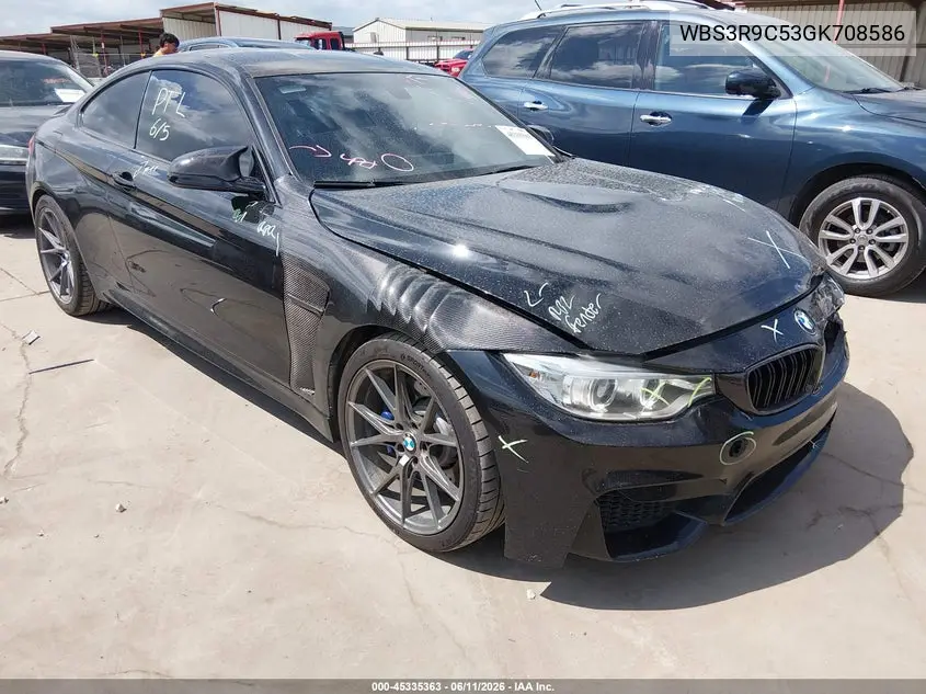 2016 BMW M4 VIN: WBS3R9C53GK708586 Lot: 45335363