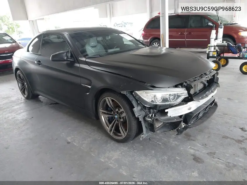 2016 BMW M4 VIN: WBS3U9C59GP968623 Lot: 45526495