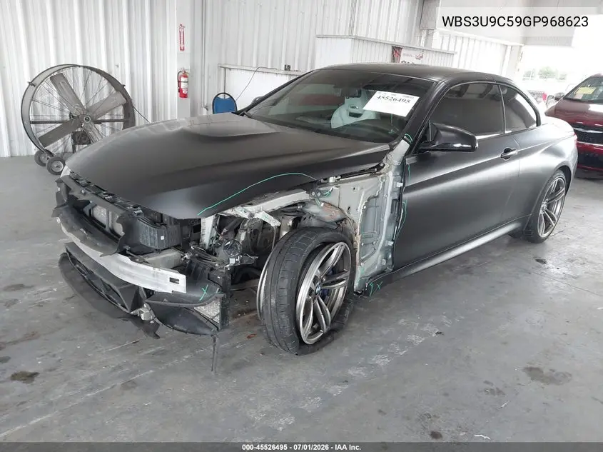 2016 BMW M4 VIN: WBS3U9C59GP968623 Lot: 45526495