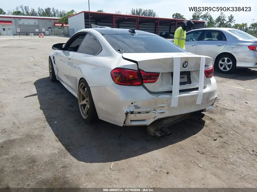 2016 BMW M4 VIN: WBS3R9C59GK338423 Lot: 45650114