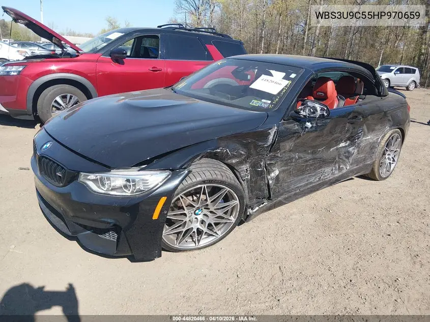 2017 BMW M4 VIN: WBS3U9C55HP970659 Lot: 44820466