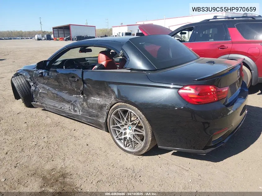 2017 BMW M4 VIN: WBS3U9C55HP970659 Lot: 44820466