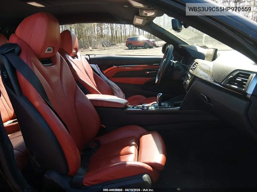 2017 BMW M4 VIN: WBS3U9C55HP970659 Lot: 44820466