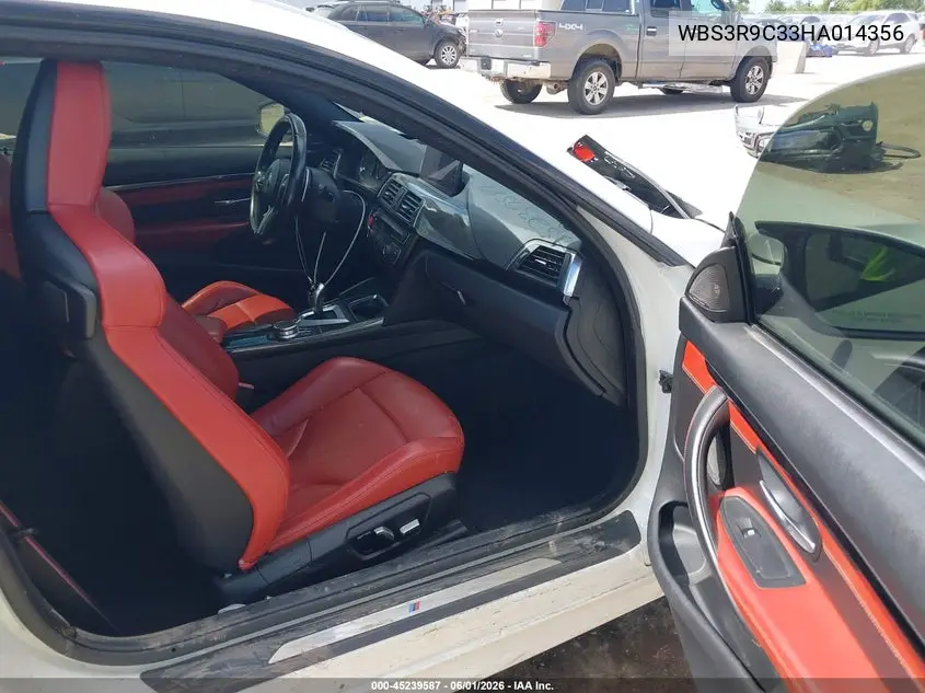 2017 BMW M4 VIN: WBS3R9C33HA014356 Lot: 45239587