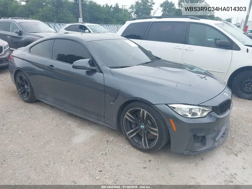 2017 BMW M4 VIN: WBS3R9C34HA014303 Lot: 45593082