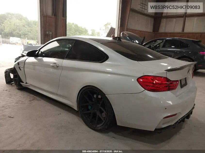 2017 BMW M4 VIN: WBS3R9C52HK709083 Lot: 45634594
