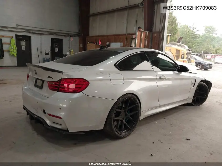 2017 BMW M4 VIN: WBS3R9C52HK709083 Lot: 45634594
