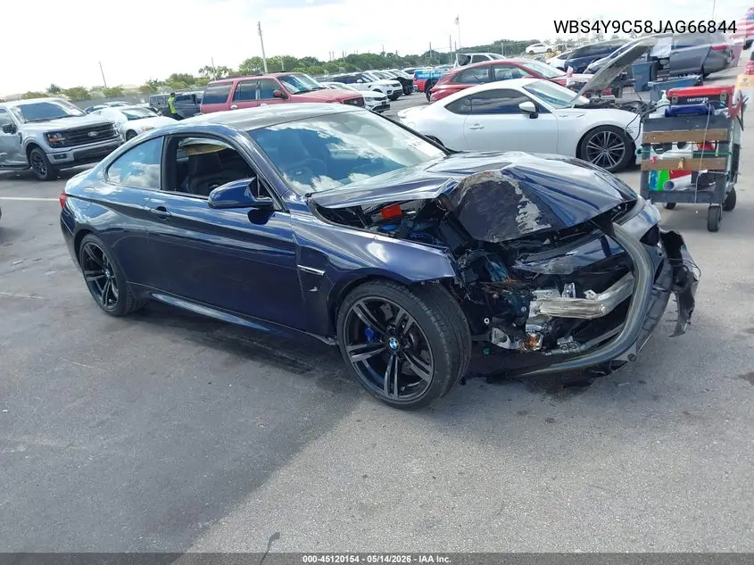 2018 BMW M4 VIN: WBS4Y9C58JAG66844 Lot: 45120154