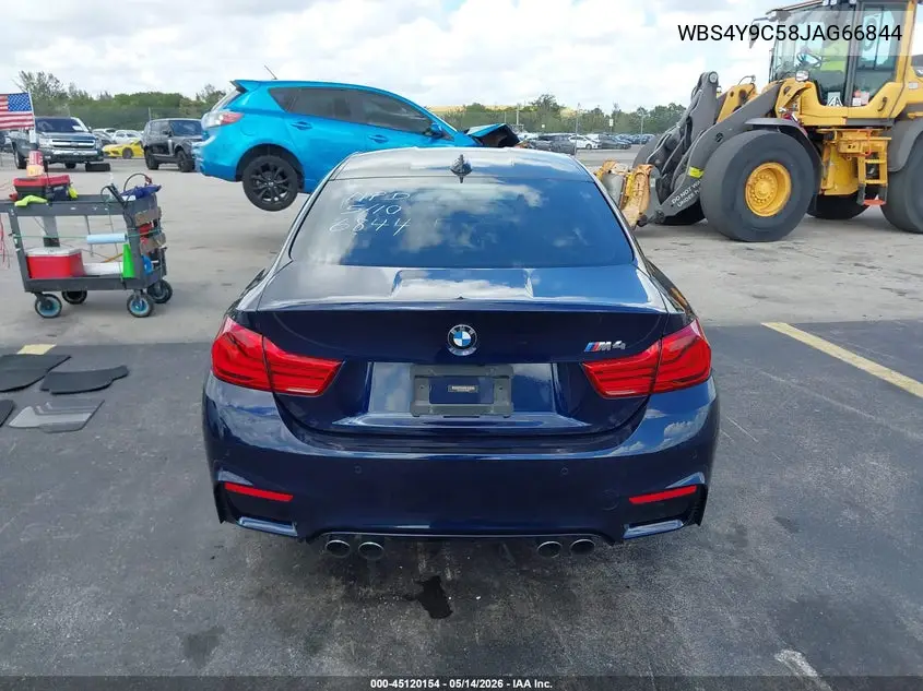 2018 BMW M4 VIN: WBS4Y9C58JAG66844 Lot: 45120154