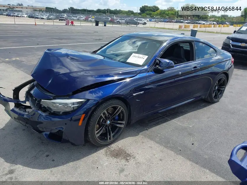 2018 BMW M4 VIN: WBS4Y9C58JAG66844 Lot: 45120154