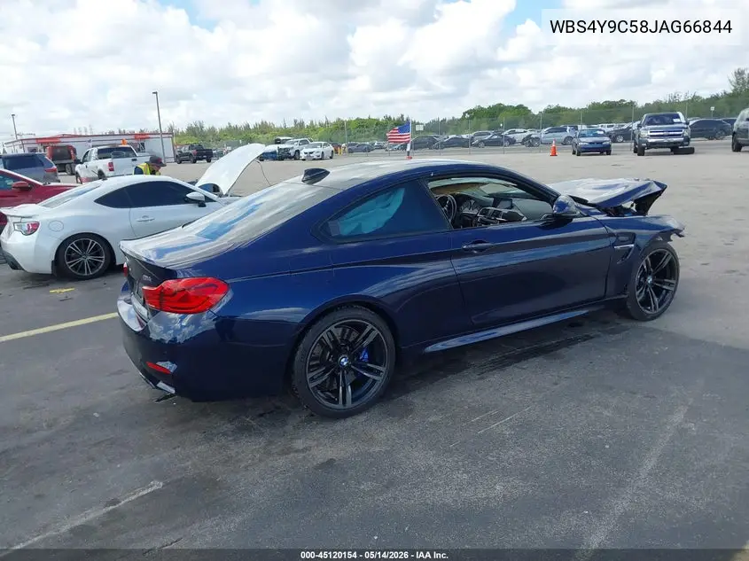 2018 BMW M4 VIN: WBS4Y9C58JAG66844 Lot: 45120154