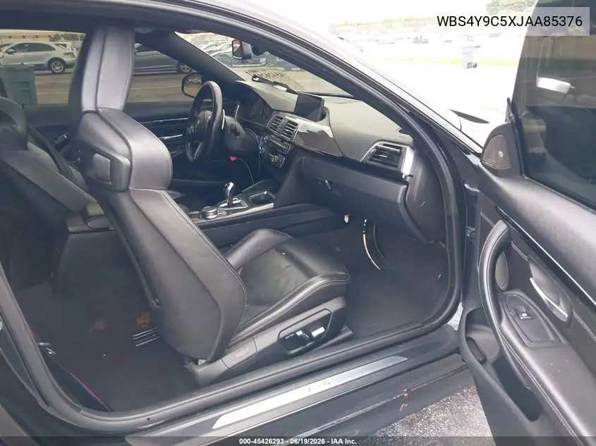 2018 BMW M4 VIN: WBS4Y9C5XJAA85376 Lot: 45426293
