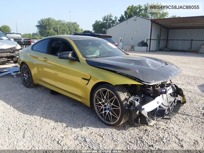 2018 BMW M4 VIN: WBS4Y9C58JAC88055 Lot: 45518965