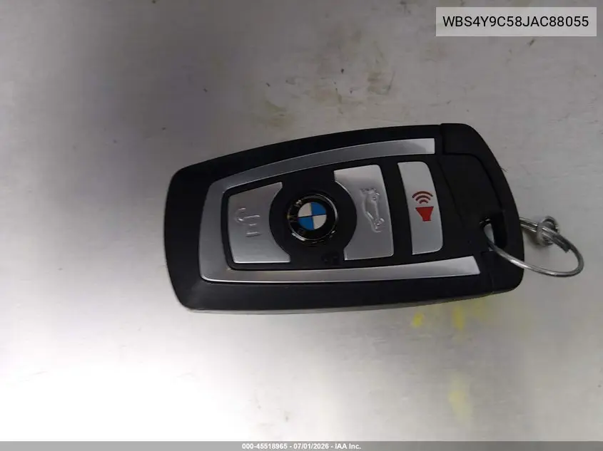 2018 BMW M4 VIN: WBS4Y9C58JAC88055 Lot: 45518965