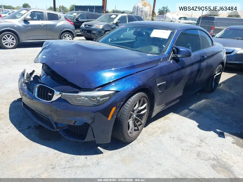2018 BMW M4 VIN: WBS4Z9C55JEJ63484 Lot: 45579162
