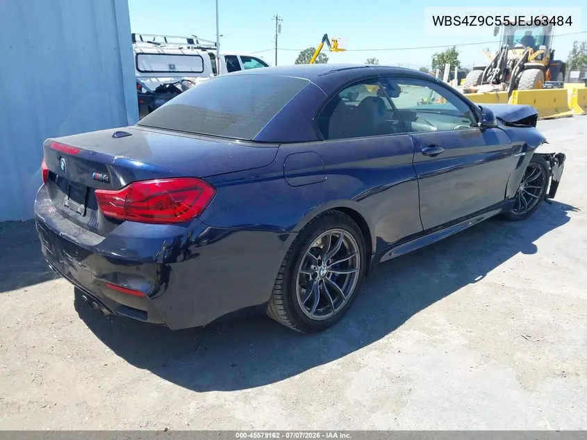 2018 BMW M4 VIN: WBS4Z9C55JEJ63484 Lot: 45579162
