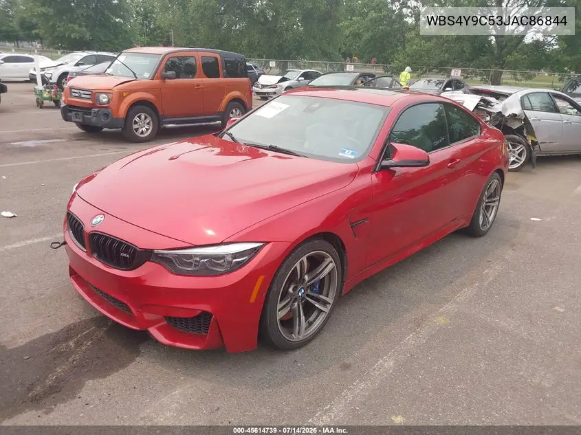 2018 BMW M4 VIN: WBS4Y9C53JAC86844 Lot: 45614739