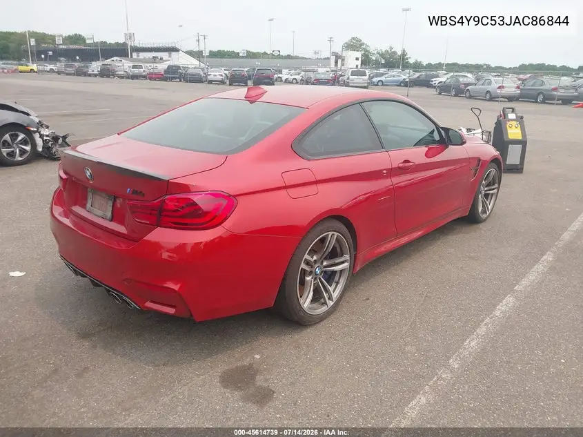 2018 BMW M4 VIN: WBS4Y9C53JAC86844 Lot: 45614739