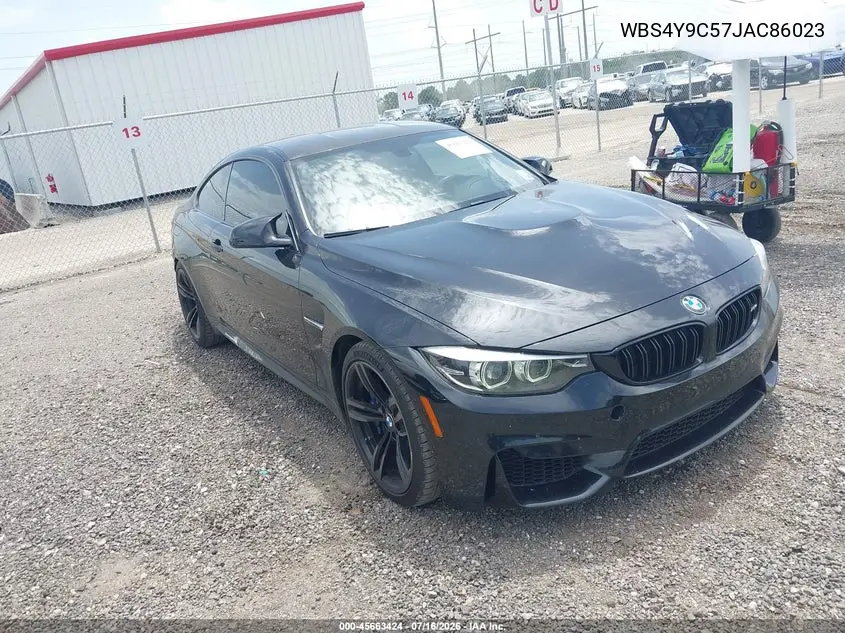 2018 BMW M4 VIN: WBS4Y9C57JAC86023 Lot: 45663424