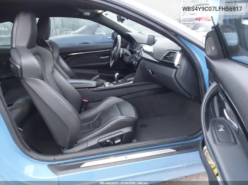 2020 BMW M4 VIN: WBS4Y9C07LFH56917 Lot: 44223579