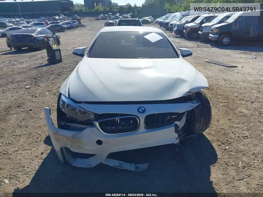 2020 BMW M4 VIN: WBS4Z9C04L5R43791 Lot: 45264114