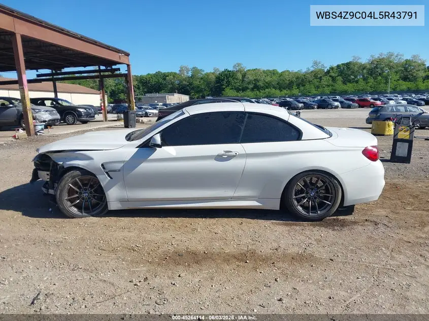 2020 BMW M4 VIN: WBS4Z9C04L5R43791 Lot: 45264114