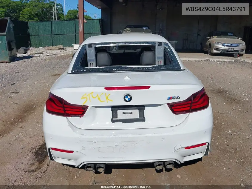 2020 BMW M4 VIN: WBS4Z9C04L5R43791 Lot: 45264114