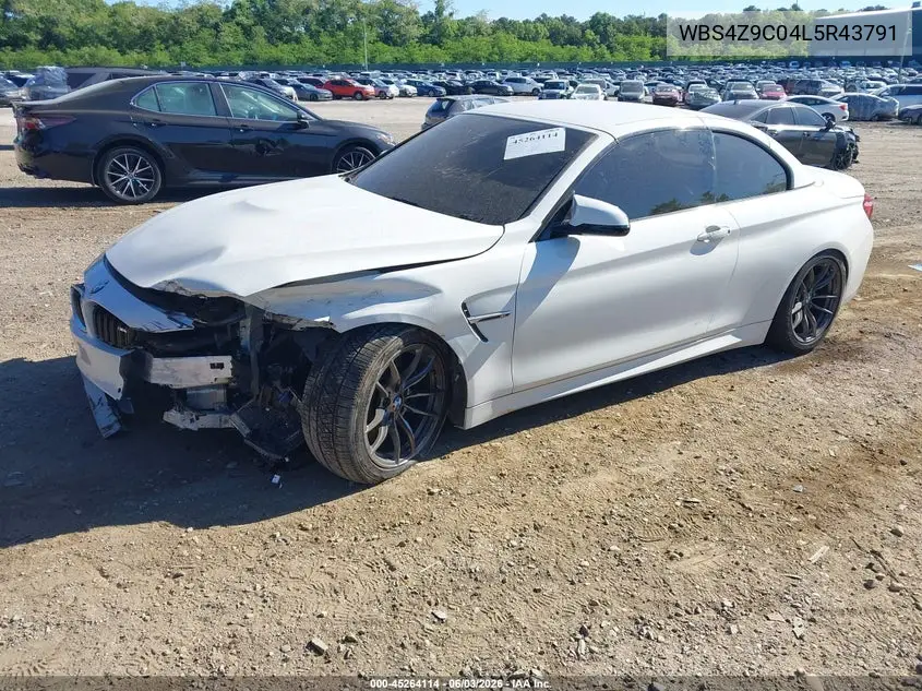 2020 BMW M4 VIN: WBS4Z9C04L5R43791 Lot: 45264114