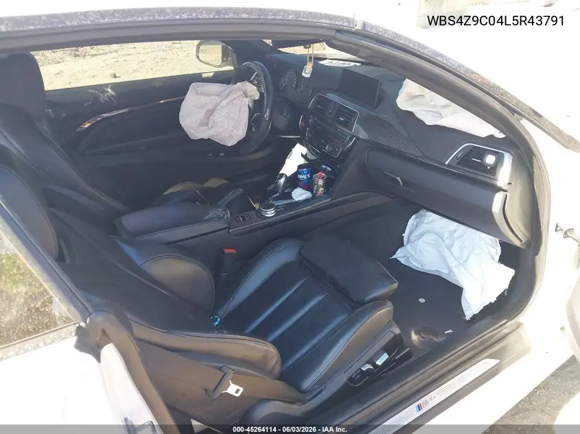 2020 BMW M4 VIN: WBS4Z9C04L5R43791 Lot: 45264114