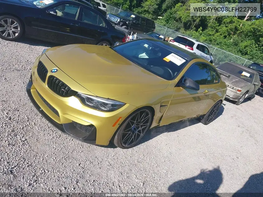 2020 BMW M4 VIN: WBS4Y9C08LFH22789 Lot: 45421202