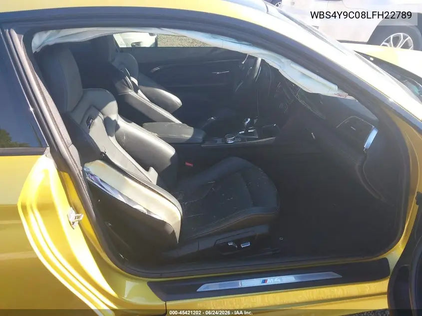 2020 BMW M4 VIN: WBS4Y9C08LFH22789 Lot: 45421202