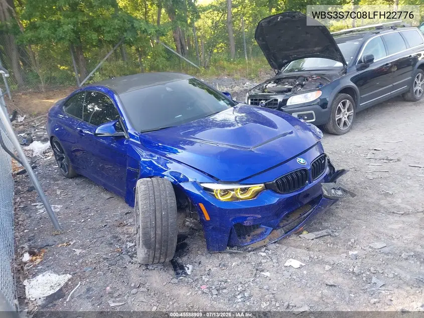 2020 BMW M4 Cs VIN: WBS3S7C08LFH22776 Lot: 45588909