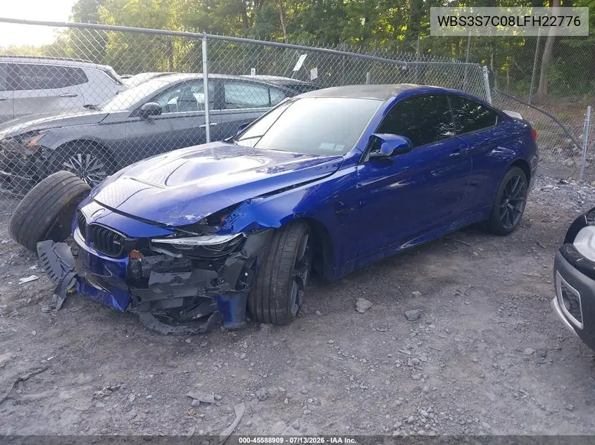 2020 BMW M4 Cs VIN: WBS3S7C08LFH22776 Lot: 45588909