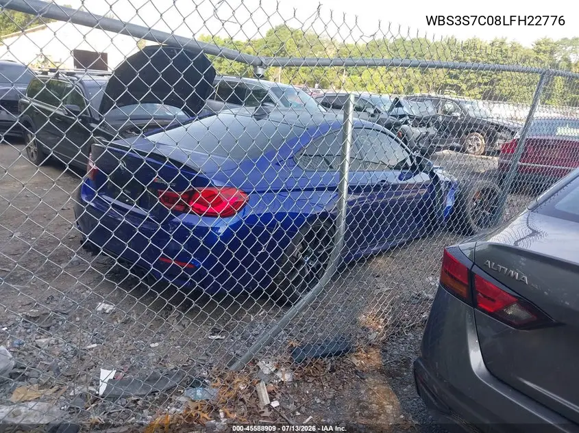 2020 BMW M4 Cs VIN: WBS3S7C08LFH22776 Lot: 45588909
