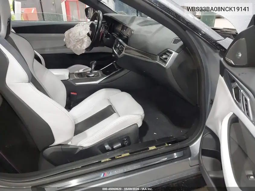 2022 BMW M4 Competition xDrive VIN: WBS33BA08NCK19141 Lot: 45060620