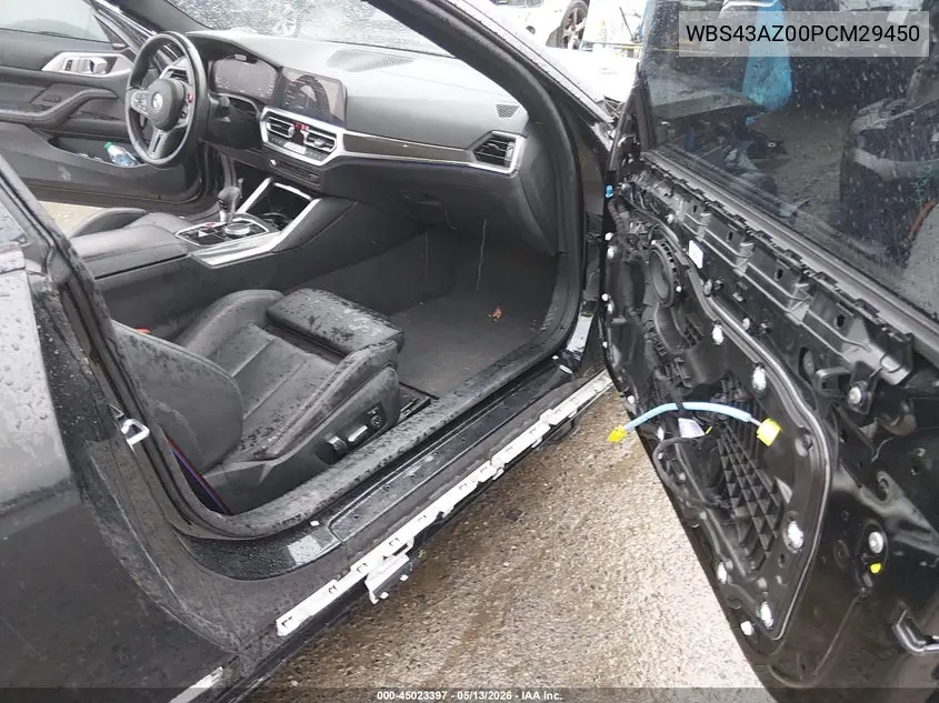 2023 BMW M4 Competition xDrive VIN: WBS43AZ00PCM29450 Lot: 45023397