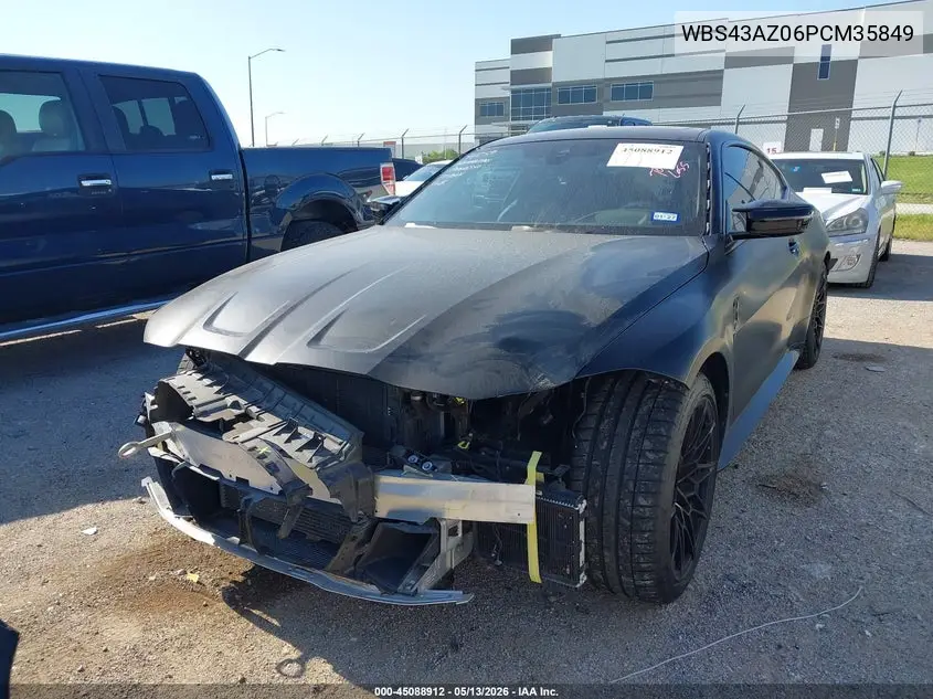 2023 BMW M4 Competition xDrive VIN: WBS43AZ06PCM35849 Lot: 45088912
