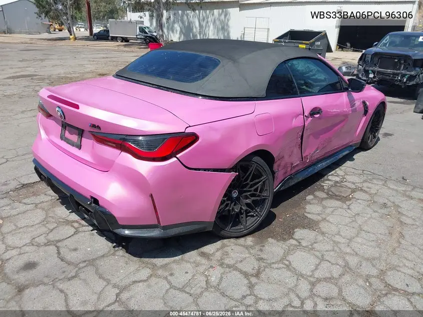 2023 BMW M4 Competition xDrive VIN: WBS33BA06PCL96306 Lot: 45474781