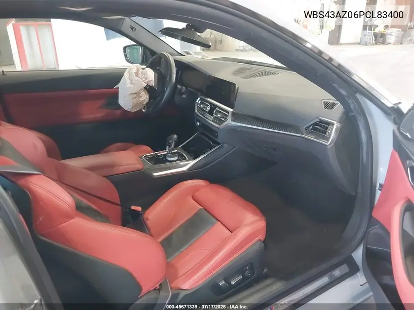 2023 BMW M4 Competition xDrive VIN: WBS43AZ06PCL83400 Lot: 45671339
