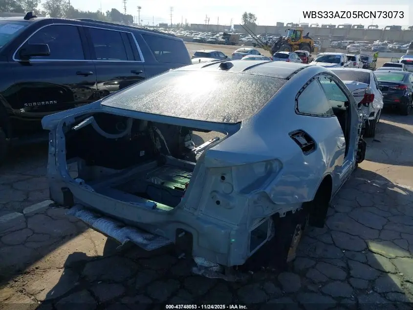 2024 BMW M4 Competition VIN: WBS33AZ05RCN73073 Lot: 43748053