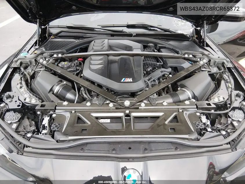 2024 BMW M4 Competition xDrive VIN: WBS43AZ08RCR65372 Lot: 45096865