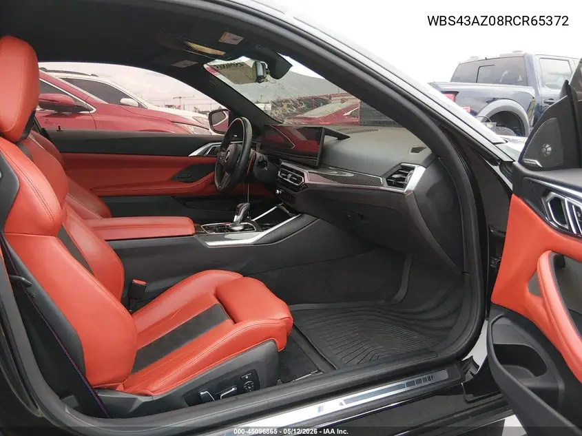 2024 BMW M4 Competition xDrive VIN: WBS43AZ08RCR65372 Lot: 45096865