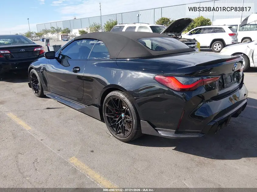 2024 BMW M4 Competition xDrive VIN: WBS33BA01RCP83817 Lot: 45673132