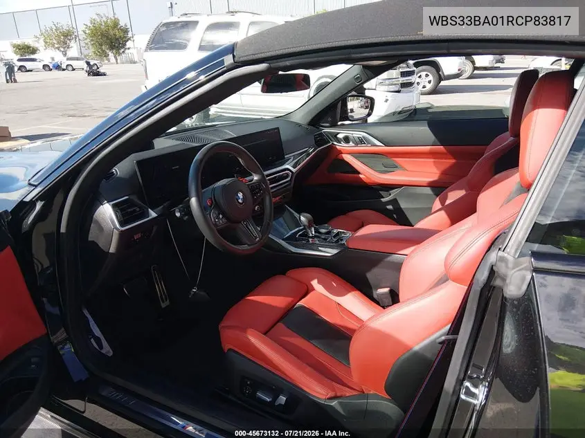 2024 BMW M4 Competition xDrive VIN: WBS33BA01RCP83817 Lot: 45673132