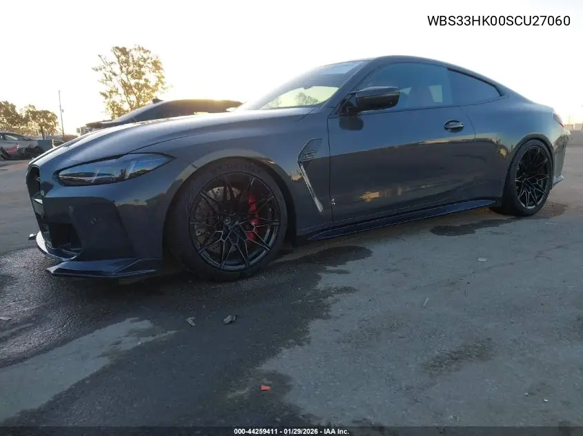 2025 BMW M4 Competition xDrive VIN: WBS33HK00SCU27060 Lot: 44259411