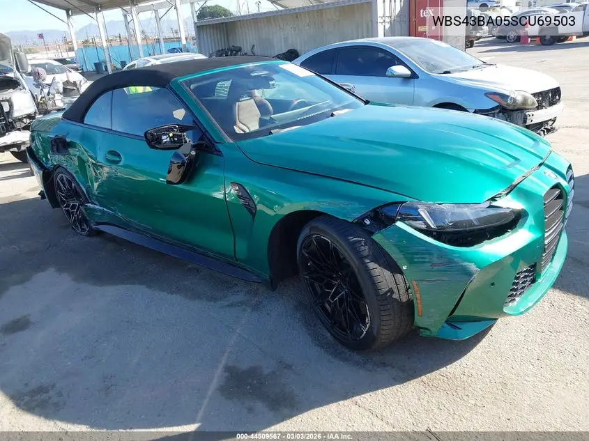 2025 BMW M4 Competition xDrive VIN: WBS43BA05SCU69503 Lot: 44509567