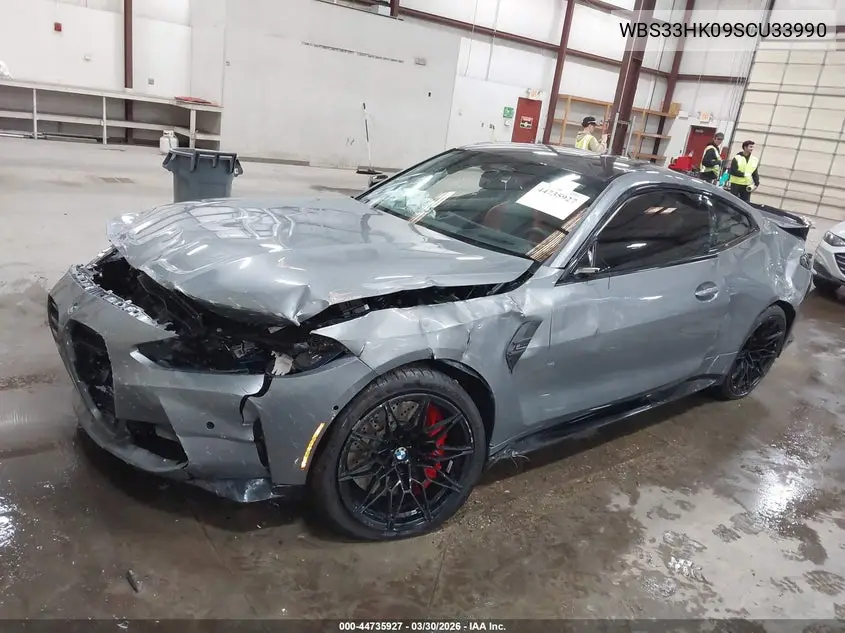 2025 BMW M4 Competition xDrive VIN: WBS33HK09SCU33990 Lot: 44735927