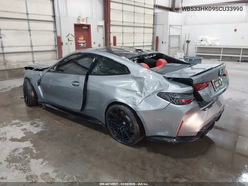 2025 BMW M4 Competition xDrive VIN: WBS33HK09SCU33990 Lot: 44735927